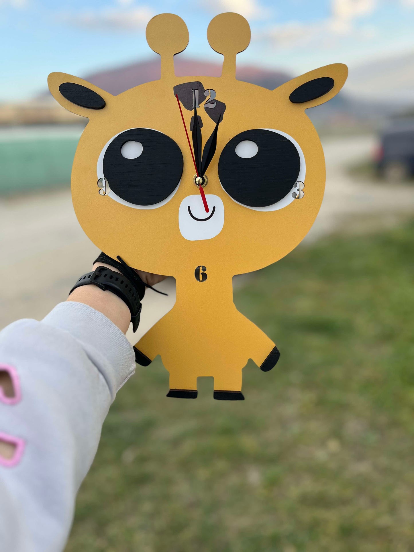 Ceas Girafă pentru camera copiilor
