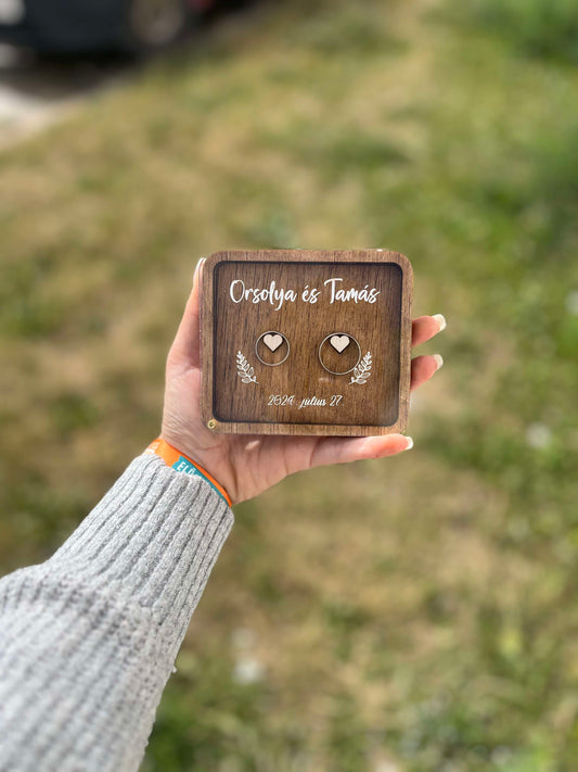 Cutie Personalizată pentru Inel de Logodnă