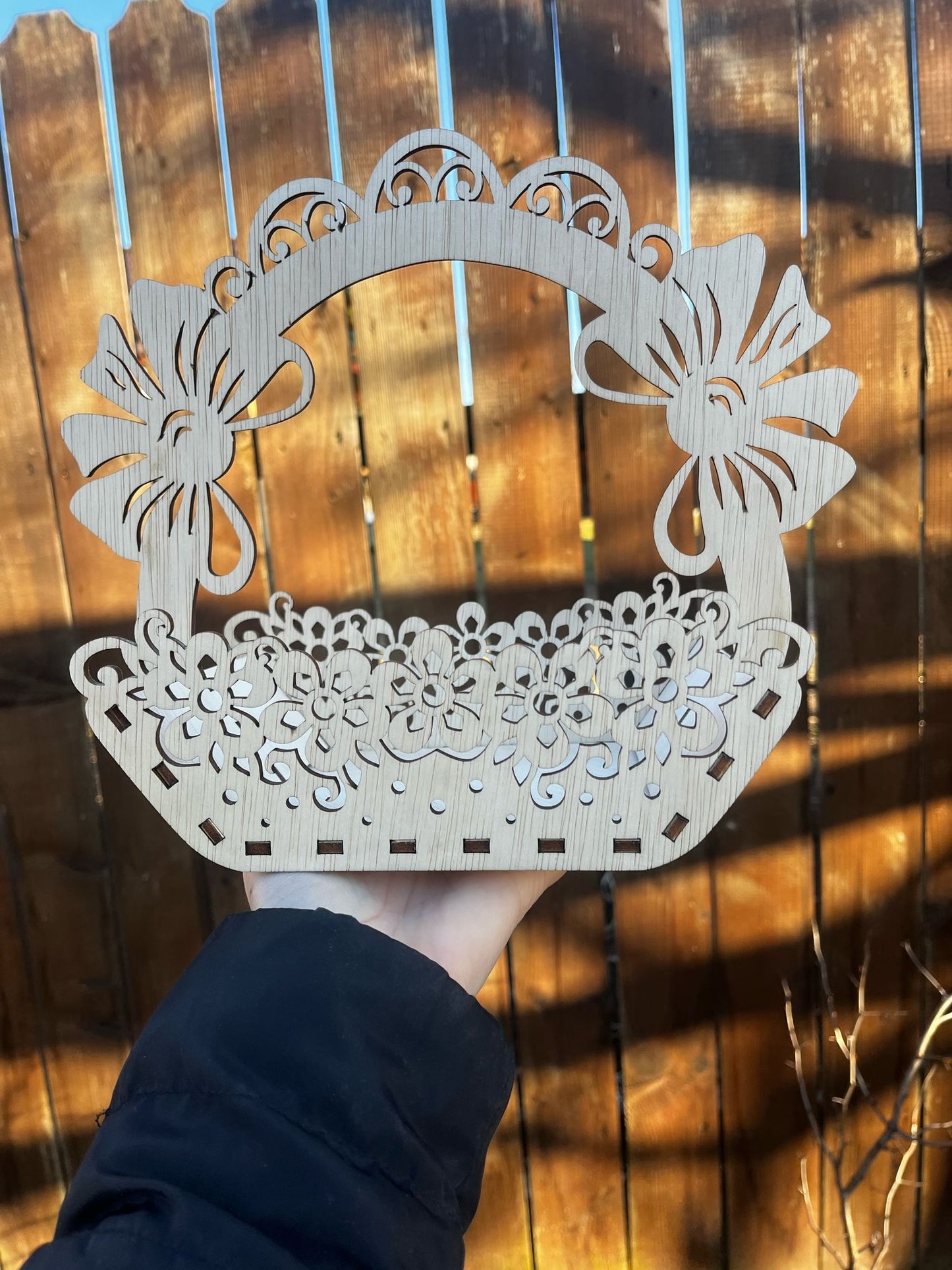 Ladita Decorativa de Paste din Lemn