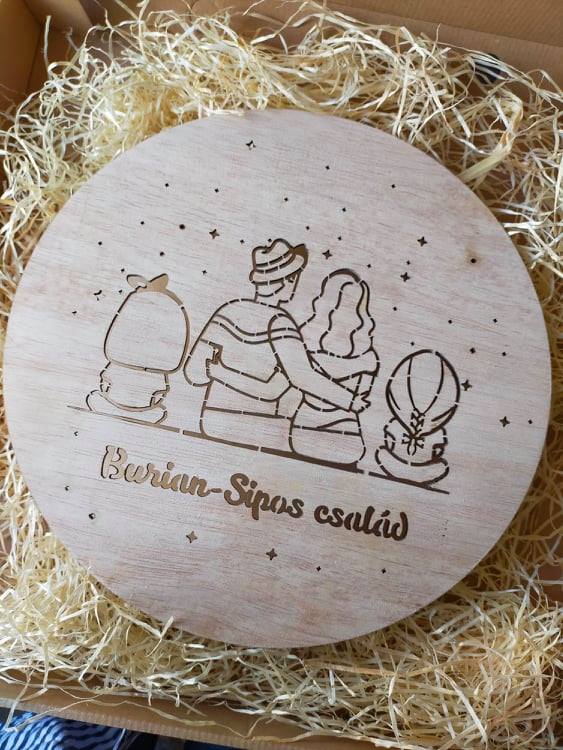 Lampă personalizată Familie