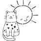 cat sun